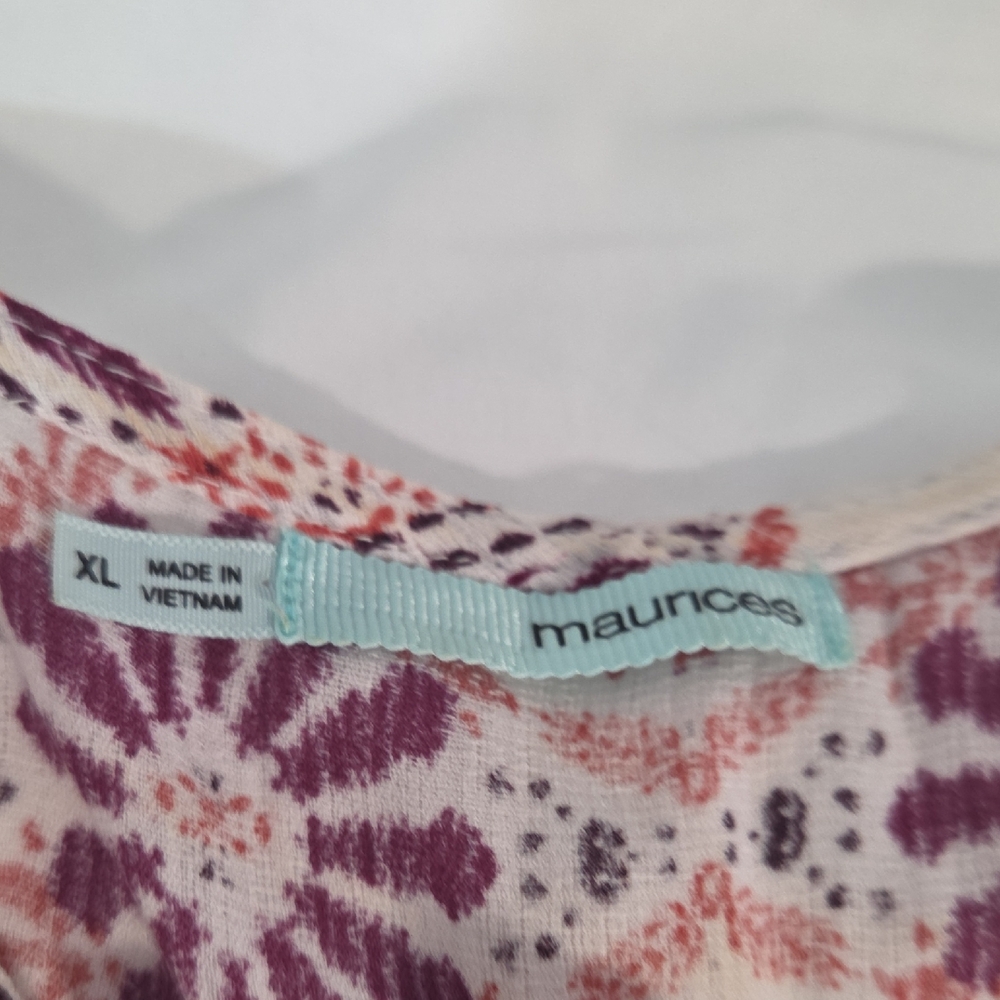 Maurices Multicolor Patterned Top